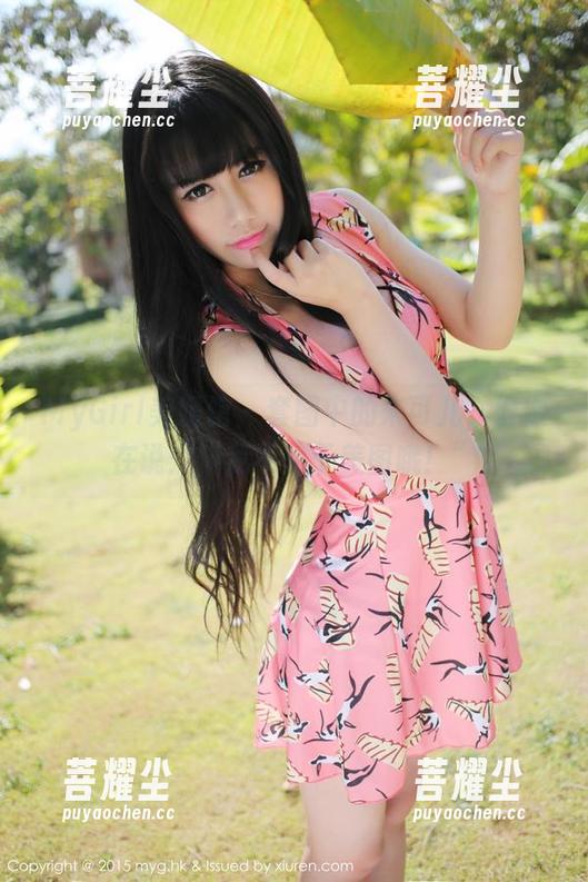 MyGirl美媛馆 - 套图中的朱可儿，好像在说：“我不止于美图哦！”