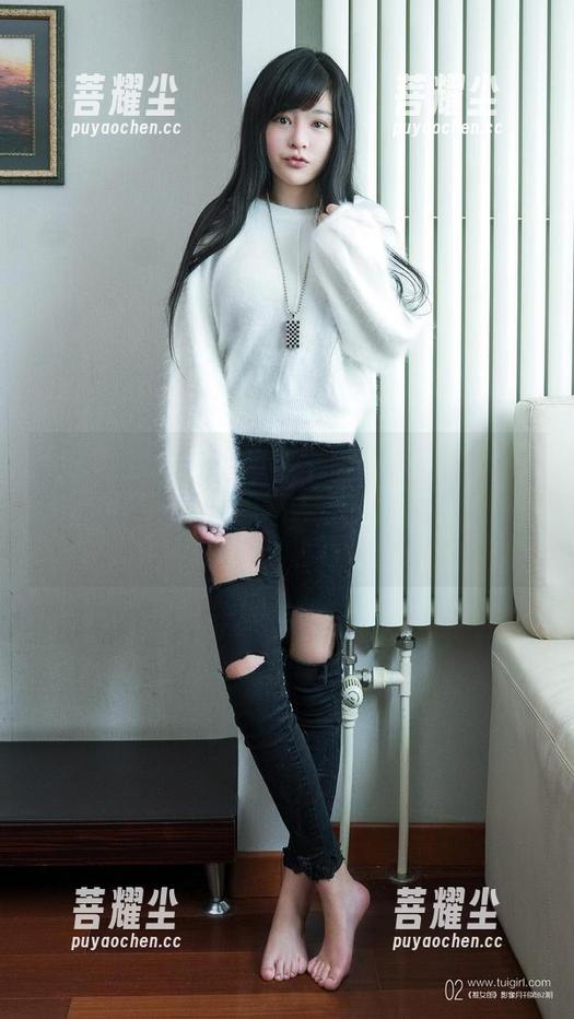 推女郎 - 浴室里的陆瓷，照片讲述了一段关于水汽和柔情的故事…唔，也许有个故事。